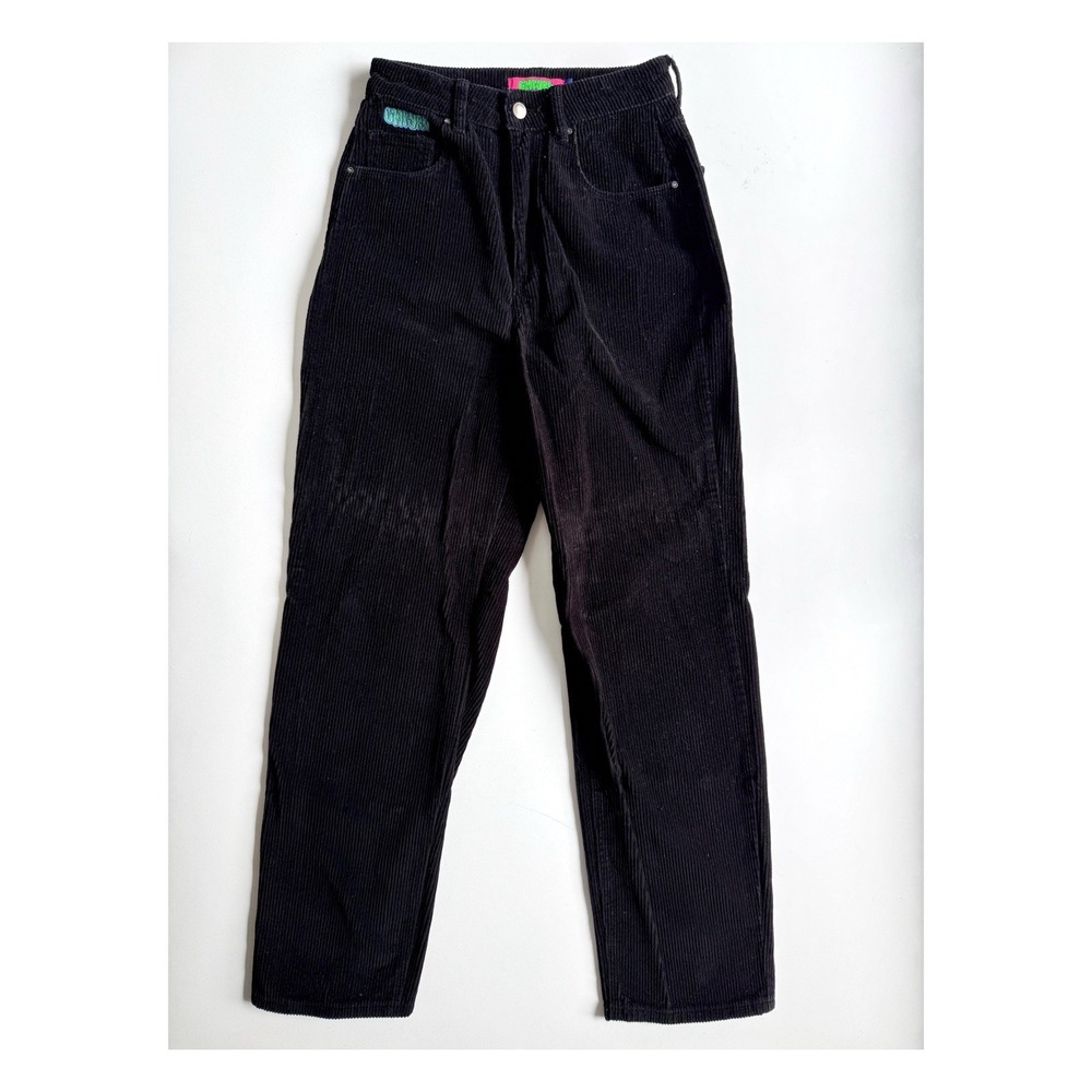EMPYRE Tori 90s Throwback Corduroy Skate Pant Womens 2 (26x31) Black Loose Fit